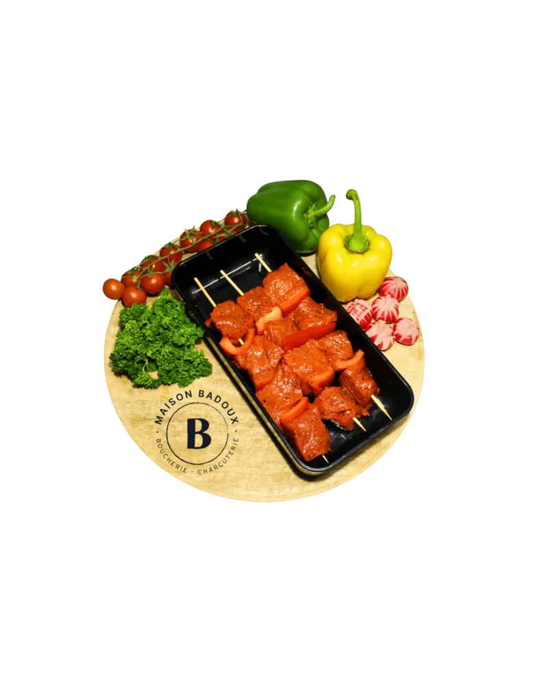 Brochette de boeuf marinée (marinade à préciser)