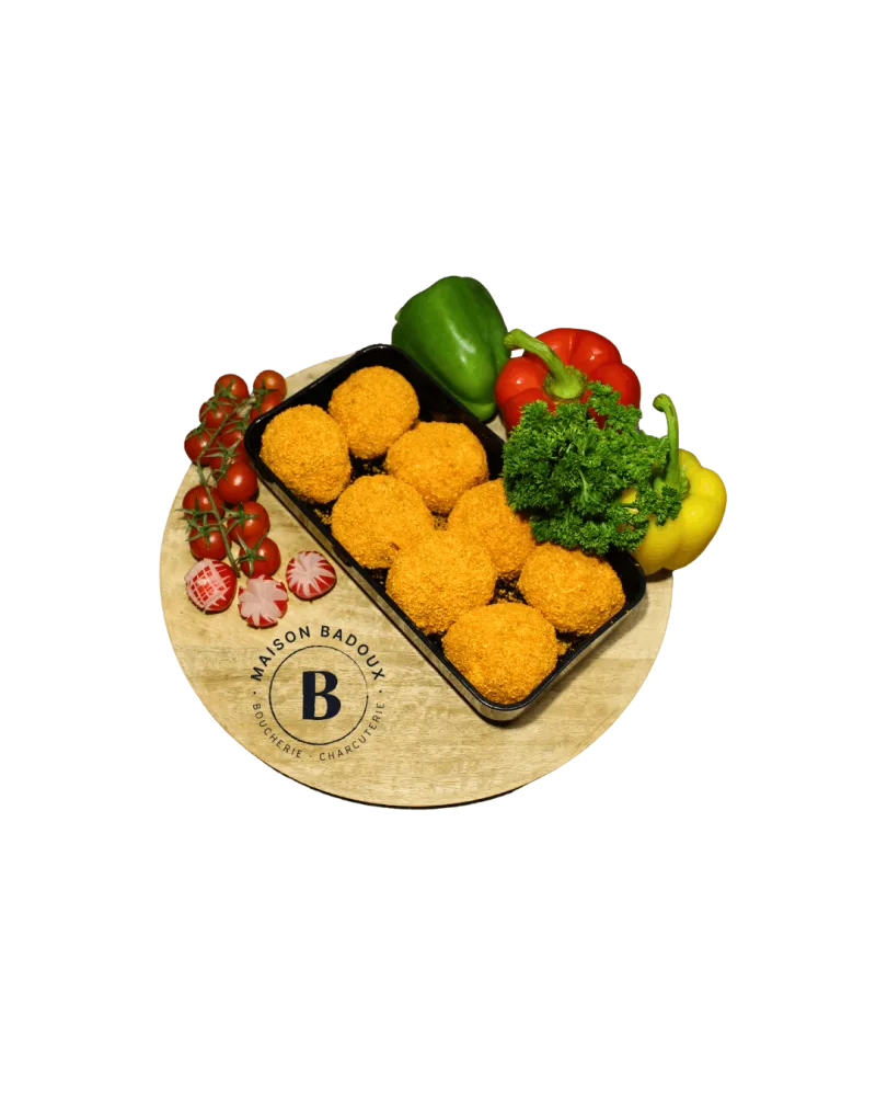 Boulette maison (haché, fromage, tomate séchée)