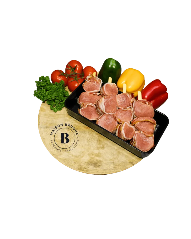Brochette de filet mignon (marinade possible)
