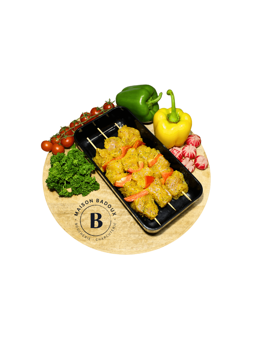 Brochette de volaille marinée (marinade à préciser)