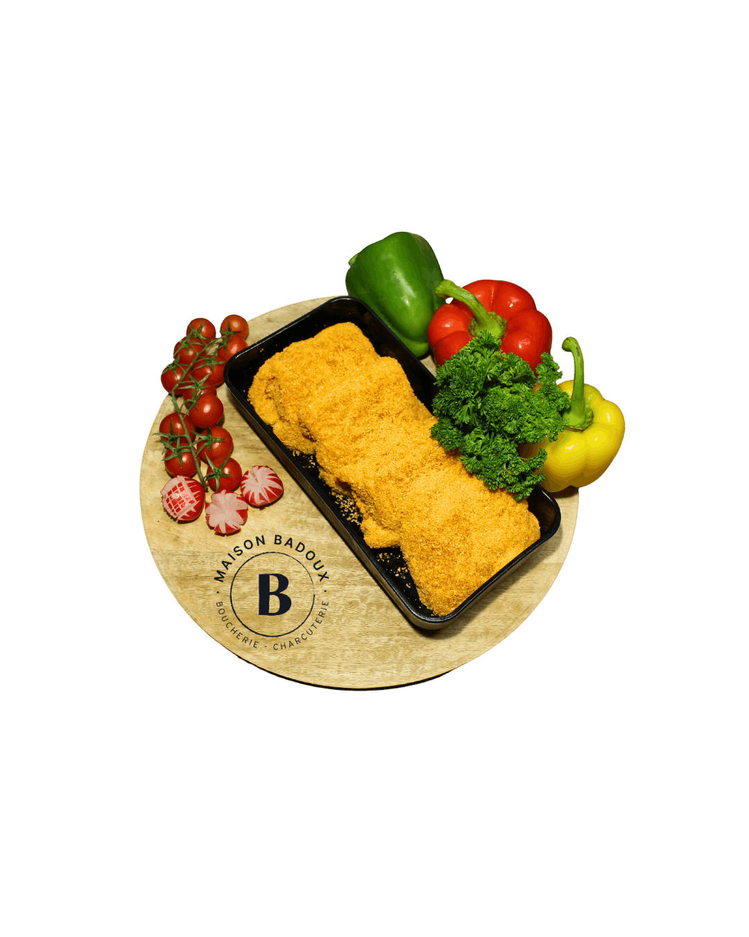 Escalope de dinde panée