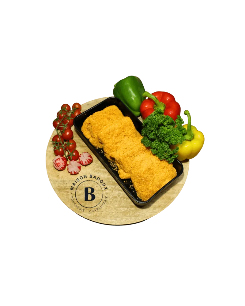 Escalope de dinde panée